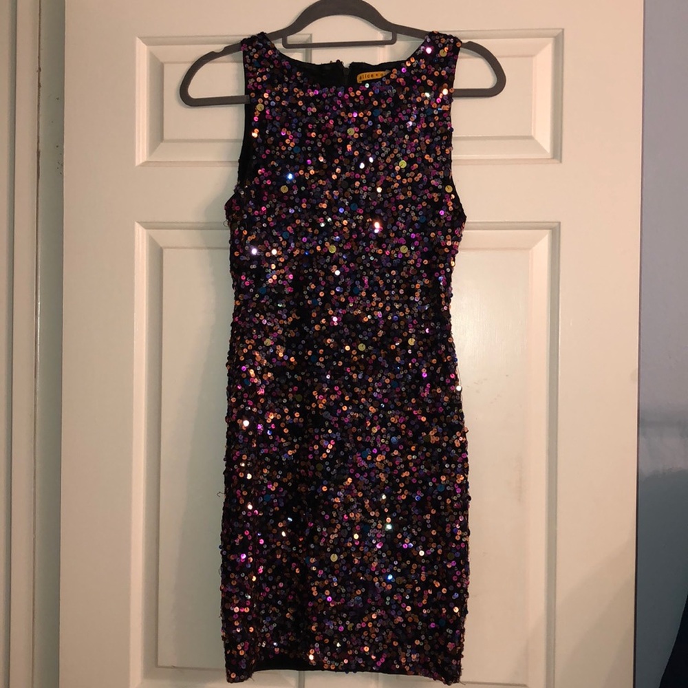 Alice + Olivia sequin dress